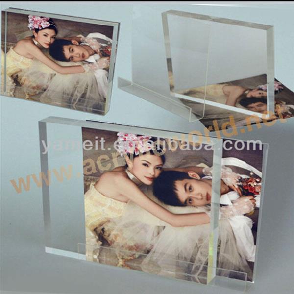 wedding 6x4 acrylic photo block frames 